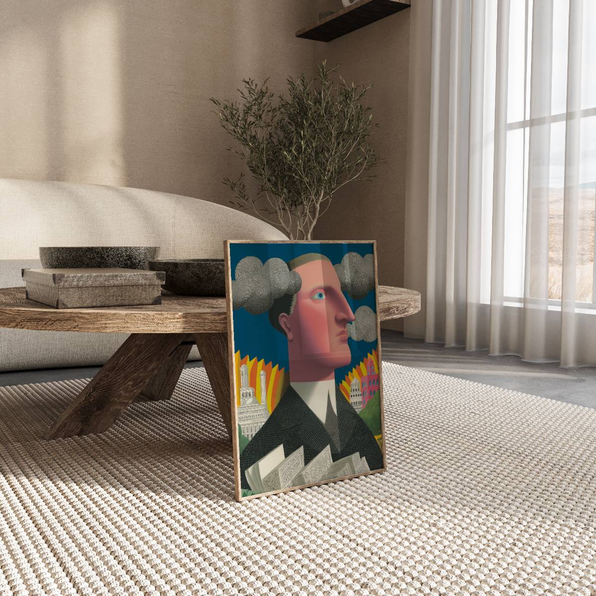 Artwork preview in frame 6